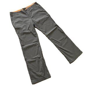 Cloudveil Women's Nylon Hiking Pants Zip Pockets Roll-Up Tab Lightweight XL